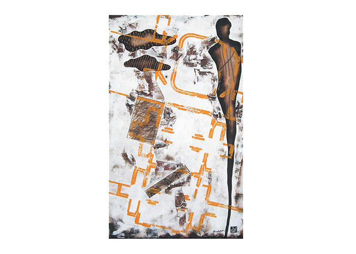 second flight • 135 x 83 cm • Acryl auf Holz